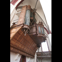 Tangermünde, St. Stephan, Orgels seitlich