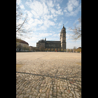 Magdeburg, Dom St. Mauritius und Katharina, Domplatz mit Dom