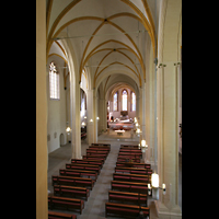 Magdeburg, Kathedrale St. Sebastian, Blick von der Orgelempore in die Kirche