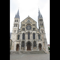Reims, Basilique Saint-Remi, Fassade