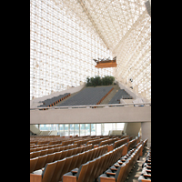 Garden Grove, Christ Cathedral ('Crystal Cathedral'), Orgelempore mit Trompeteria (2008)