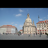 Dresden, Frauenkirche, Neumarkt mit Frauenkirche