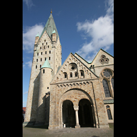 Paderborn, Dom, Hauptportal und Turm