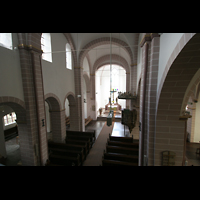 Höxter, Ev. Stadtkirche St. Kiliani, Blick von der Orgelempore in die Kirche