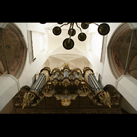 Stralsund, St. Marien, Orgel von unten