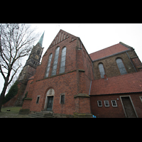 Bremen, St. Stephani, Außenansicht von der Seite