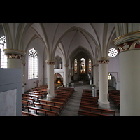 Twistringen, St. Anna, Blick von der Orgelempore in die Kirche