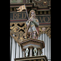 Bremen, St. Ansgarii, Hornspieler-Figur