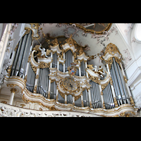 Amorbach, Abteikirche, Orgelempore