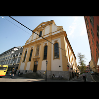 Wrzburg, Augustinerkirche, Fassade