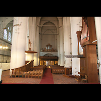 Hamburg, Hauptkirche St. Katharinen, Chororgel und Hauptorgel im Bau (Rckpositiv)