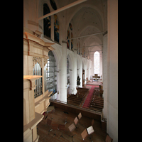 Hamburg, St. Katharinen, Blick von der Orgelempore in die Kirche