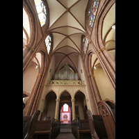 Oppenheim, St. Katharinen, Orgelwand mit Durchgang zum Westchor