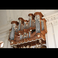 Kirchheimbolanden, St. Paulus, Orgel von der Seite gesehen