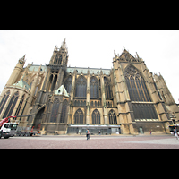 Metz, Cathdrale Saint-tienne, Seitenansicht