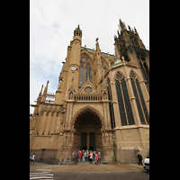Metz, Cathédrale Saint-Étienne, Chorhaupt 'Notre-Dame-la-Ronde' mit Jungfrauenportal
