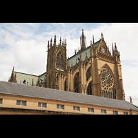 Metz, Cathdrale Saint-tienne, Auenansicht