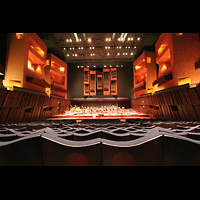 Luxembourg (Luxemburg), Philharmonie, Konzertsaal, Konzertsaal mit Orgel