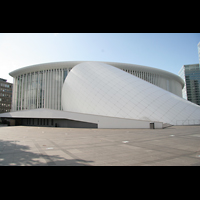 Luxembourg (Luxemburg), Philharmonie, Konzertsaal, Auenansicht