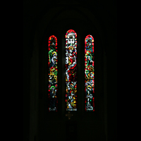 Echternach, St. Willibrord Basilika, Fenster im Chorraum