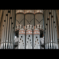 Trier, Dom St. Peter, Prospekt-Detail der Hauptorgel