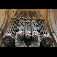 Trier, Dom St. Peter, Große Orgel von unten
