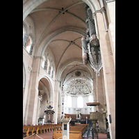 Trier, Dom St. Peter, Innenraum / Hauptschiff in Richtung Westchor