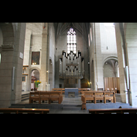 Trier, Basilika St. Matthias, Altarraum und Orgel