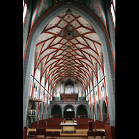 Ulm, St. Georg, Blick vom Chor zur Orgel