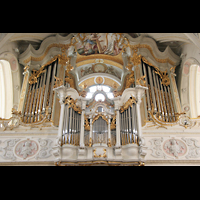 Polling, Stiftskirche St. Salvator und Heilig-Kreuz, Hauptorgel