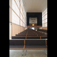 München (Munich), Herz-Jesu-Kirche, Innenraum mit Orgelempore