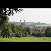 Ottobeuren, Abtei - Basilika St. Alexander und Theodor, Abtei in der Landschaft