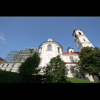 Ottobeuren, Abtei - Basilika St. Alexander und Theodor, Ansicht von der Seite
