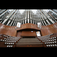 Ottobeuren, Abtei - Basilika St. Alexander und Theodor, Spieltisch mit Marienorgel