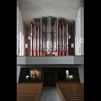 Memmingen, Pfarrkirche Mariä Himmelfahrt, Orgelempore