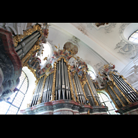 Fssen, Basilika St. Mang, Hauptorgel perspektivisch