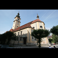 Linz, Stadtpfarrkirche, Auenansicht