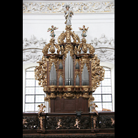 Prospekt der linken Chororgel