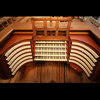 Zentralspieltisch von oben Passau, Dom St. Stephan, Zentralspieltisch von oben