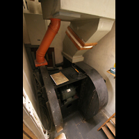 Einer der beiden Gebläsemotoren der Hauptorgel Passau, Dom St. Stephan, Einer der beiden Gebläsemotoren der Hauptorgel