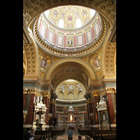 Budapest, Szent István Bazilika (St. Stefan Basilika), Hauptschiff und Kuppel