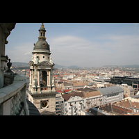 Budapest, Szent István Bazilika (St. Stefan Basilika), Blick zum Parlament