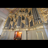 Coburg, St. Moriz, Orgel perspektivisch