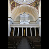Potsdam, St. Nikolai, Orgelempore über dem Haupteingang