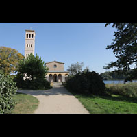 Potsdam, Heilandskirche, Auenansicht vom Schlosspark aus gesehen