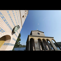 Potsdam, Heilandskirche, Fassade und Turm perspektivisch