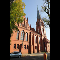 Berlin, Pauluskirche, Außenansicht von der Seite