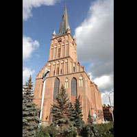 Szczecin (Stettin), Katedra sw. Jakuba (Jakobskathedrale), Außenansicht von vorne