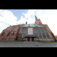 Szczecin (Stettin), Katedra sw. Jakuba (Jakobskathedrale), Außenansicht von der Seite