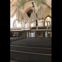 Stuttgart, Stiftskirche, Orgelempore seitlich